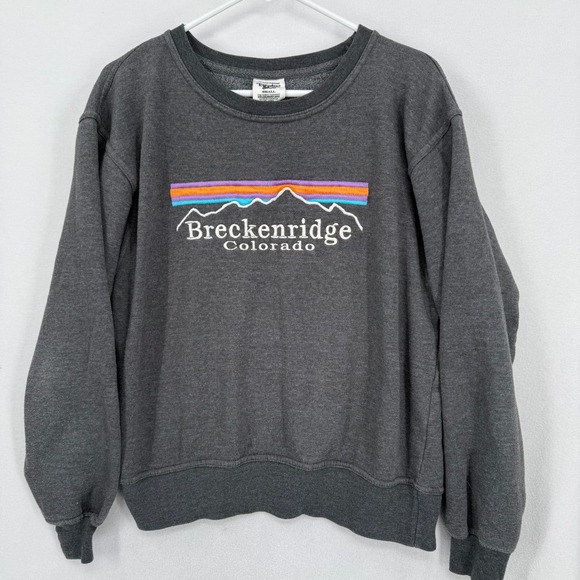 Pacific & Co Other - Pacific & Co‎ Breckenridge Colorado Sweatshirt Small Charcoal Grey Mountain Crew